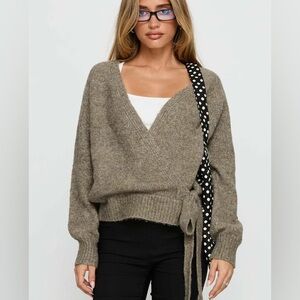 Princess Polly Wrap Sweater